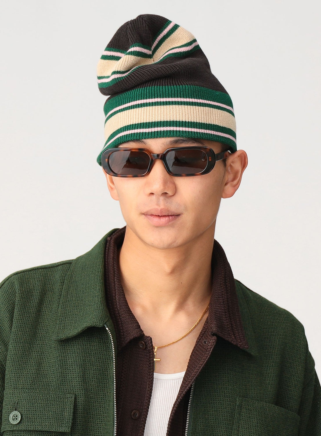 Multi-Stripe Watch Cap