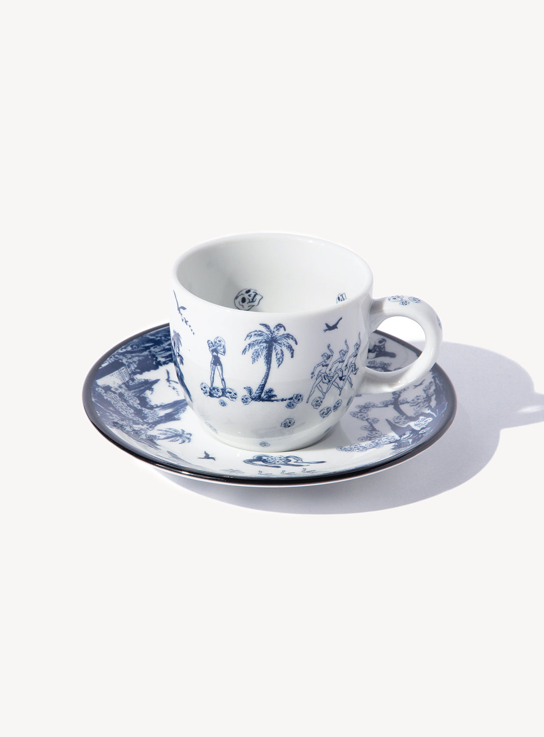 Tadanori Yokoo Skull Cup and Saucer