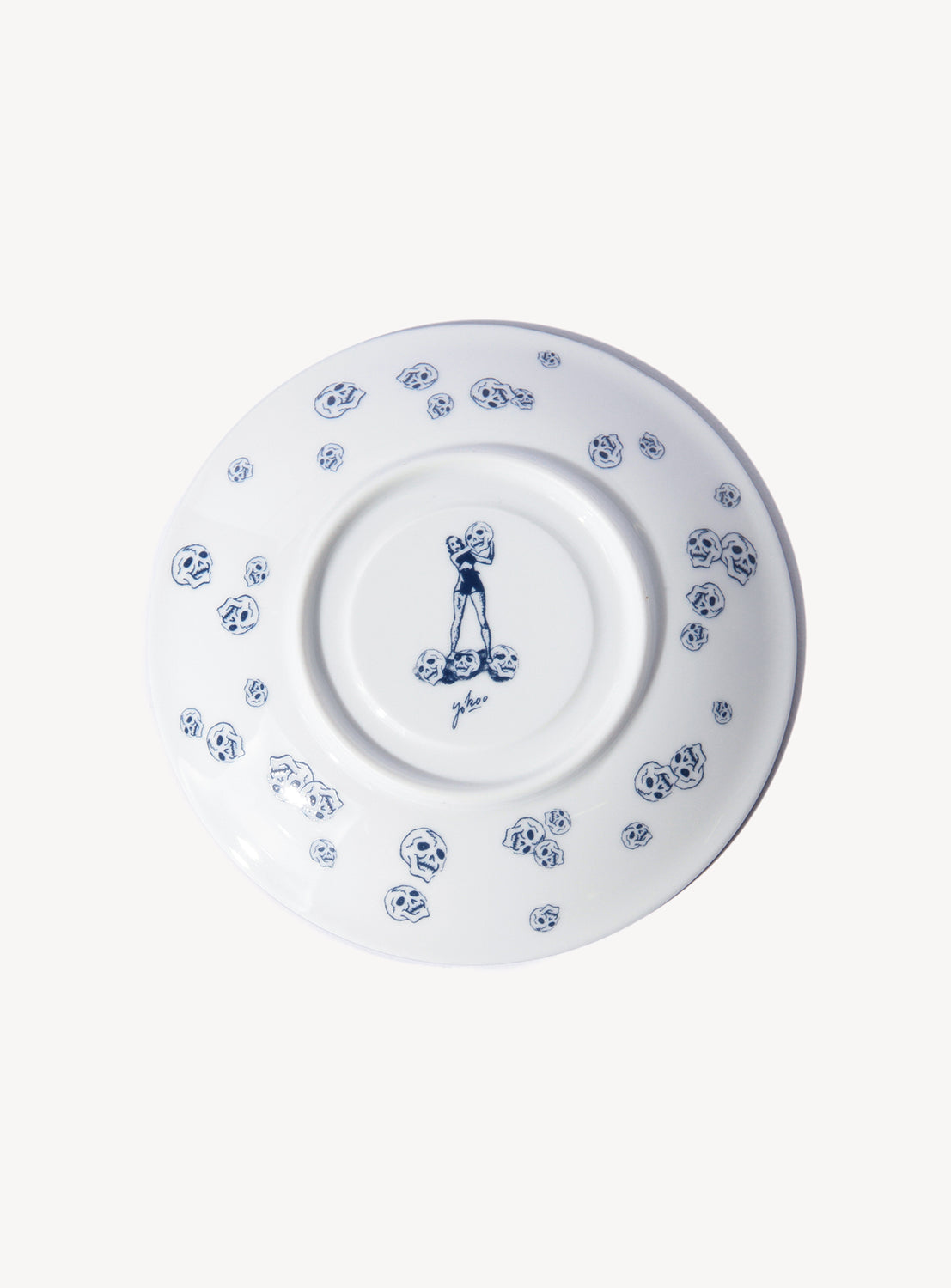Tadanori Yokoo Skull Cup and Saucer