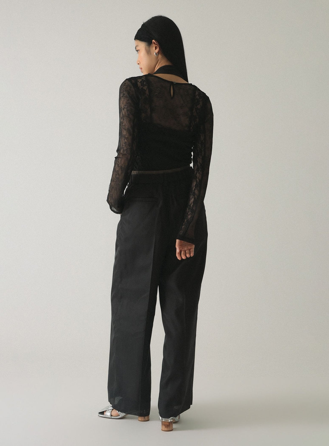 Shirred Halter Neck Top