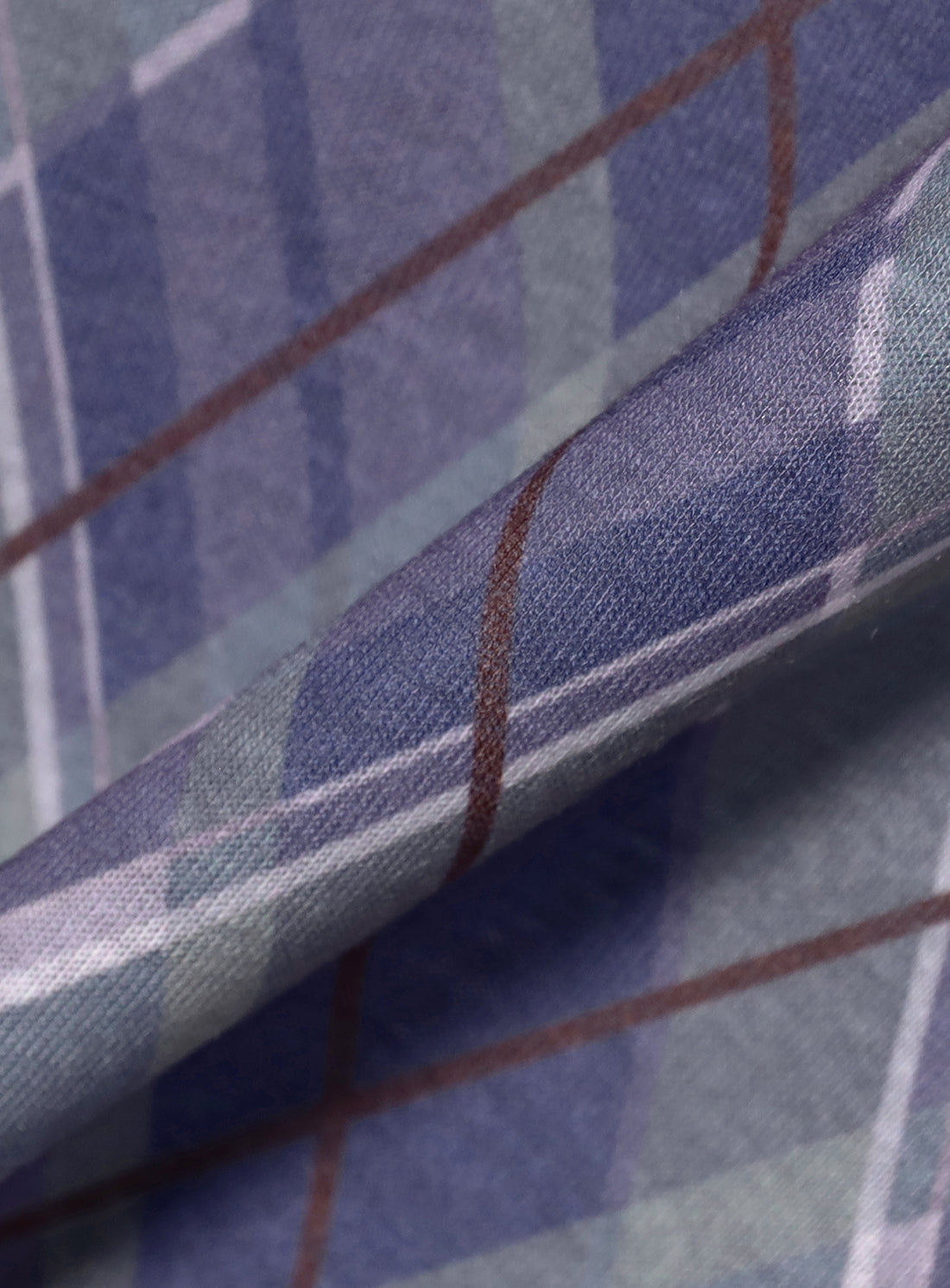 Argyle Print Crew Neck Top