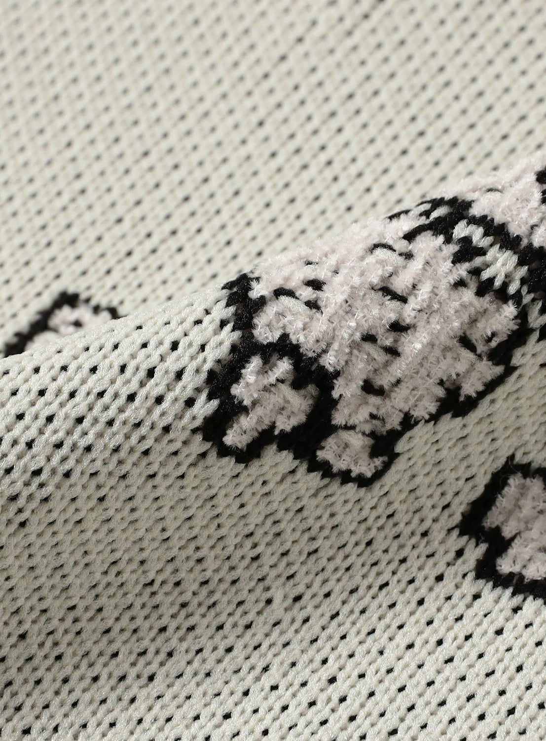 Jacquard Cotton Sweater