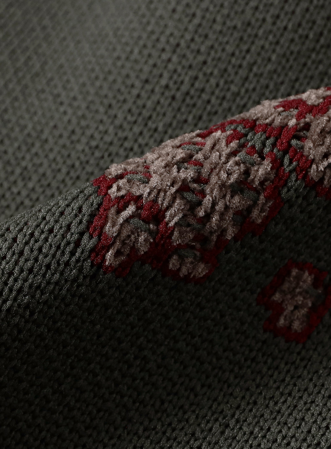 Jacquard Cotton Sweater