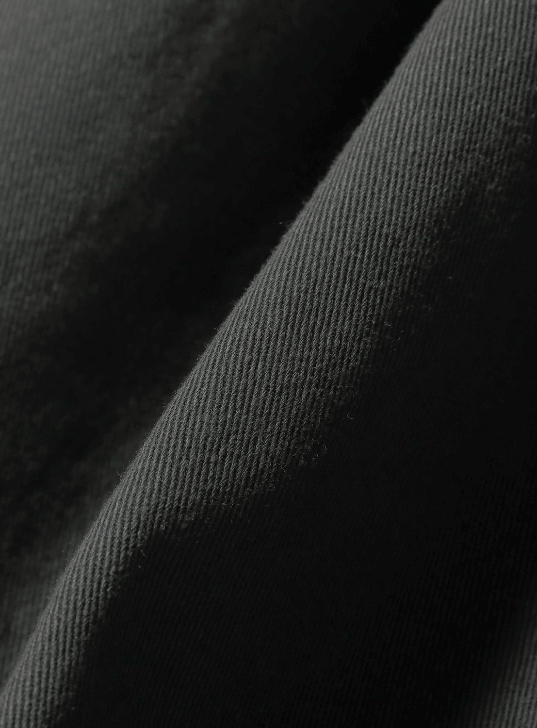 Close-up of black fabric texture.