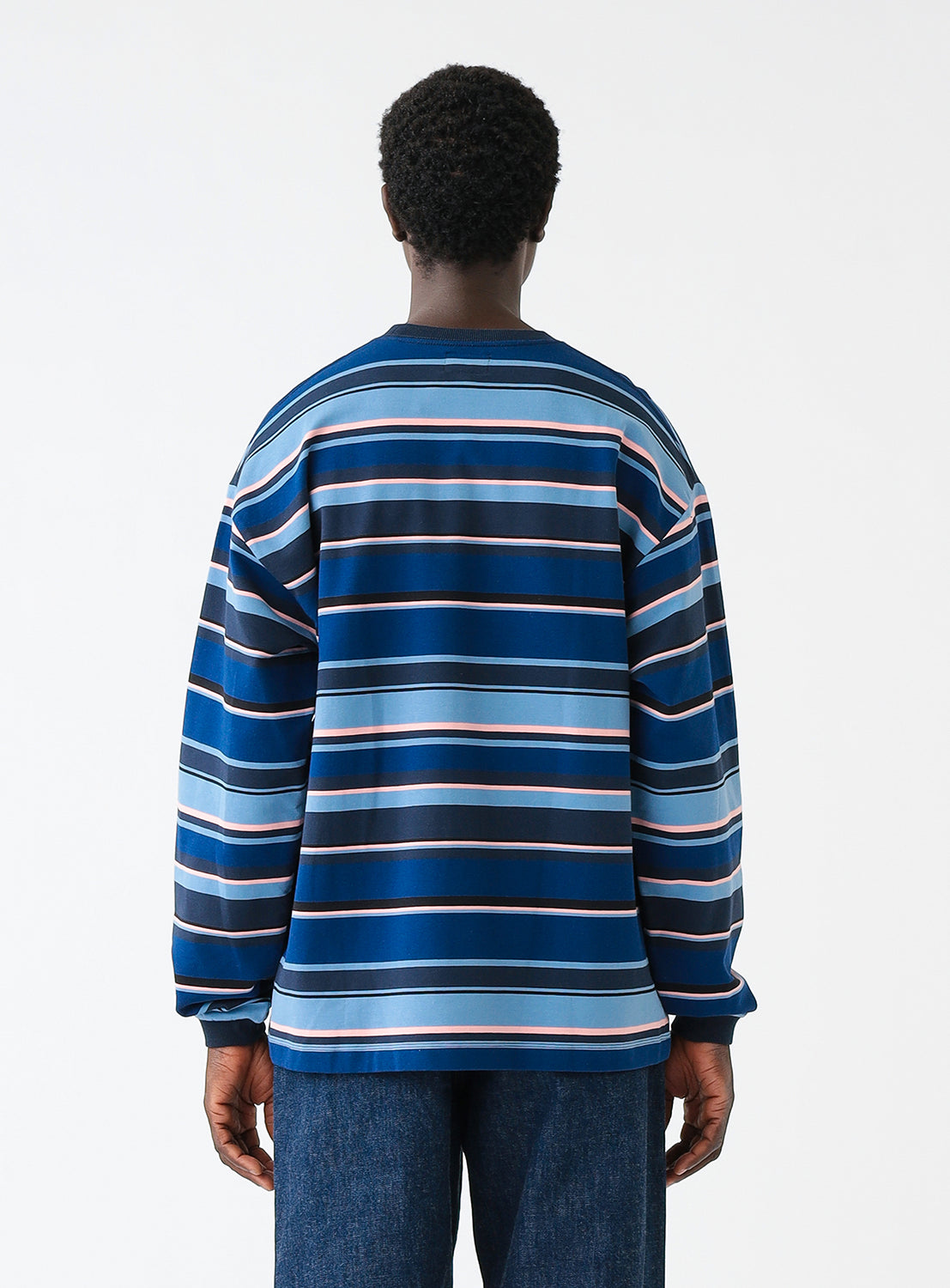 Multi Border Long Sleeve T-Shirt Multi Border Long Sleeve T-Shirt
