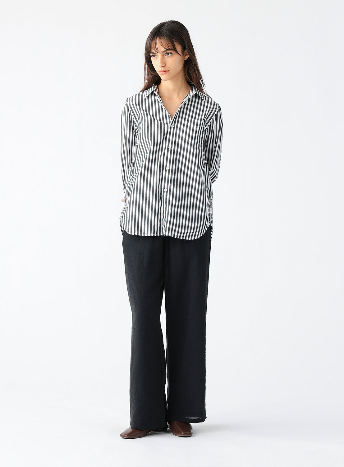 Button-Down Striped Shirt