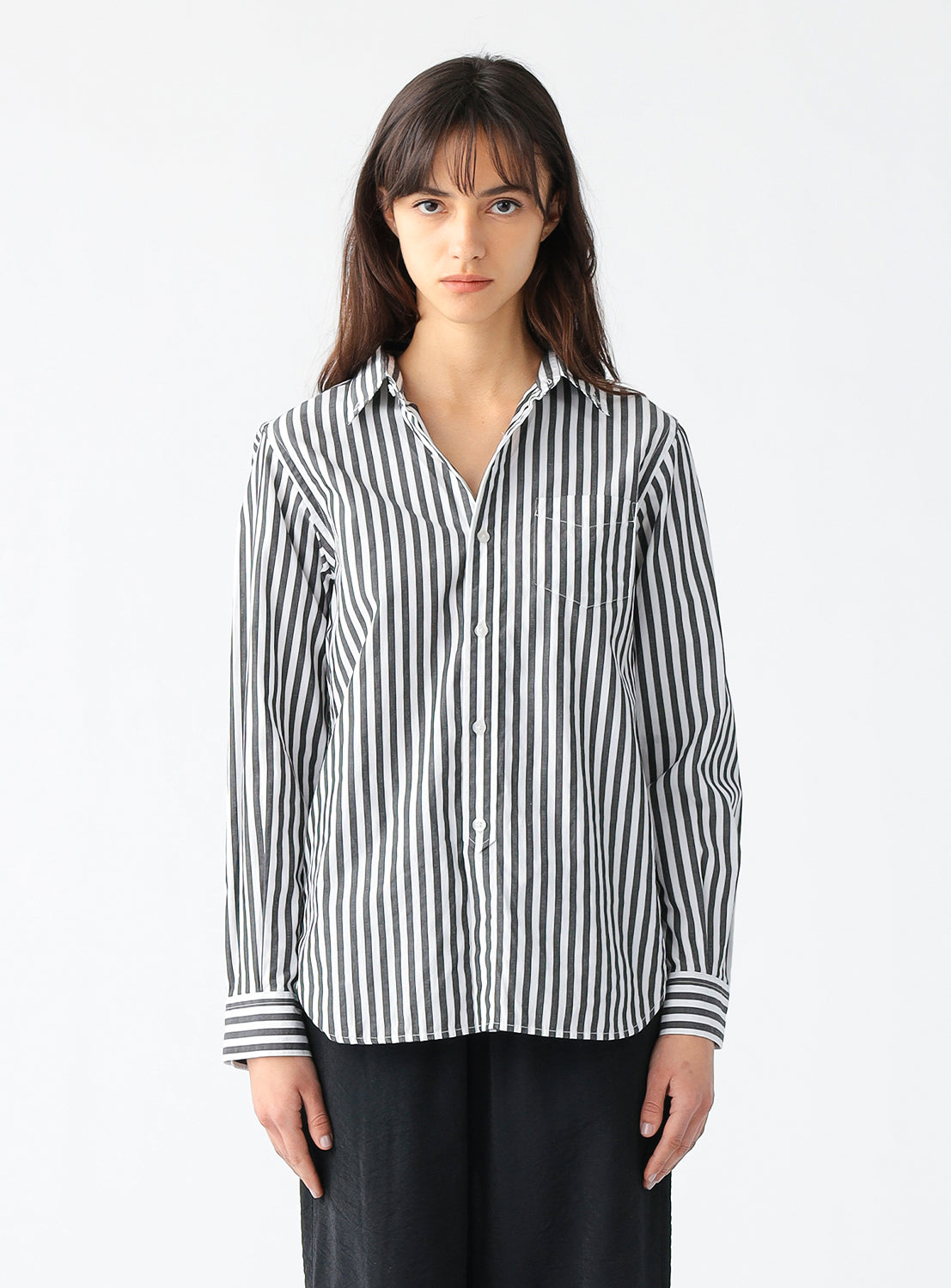 Button-Down Striped Shirt