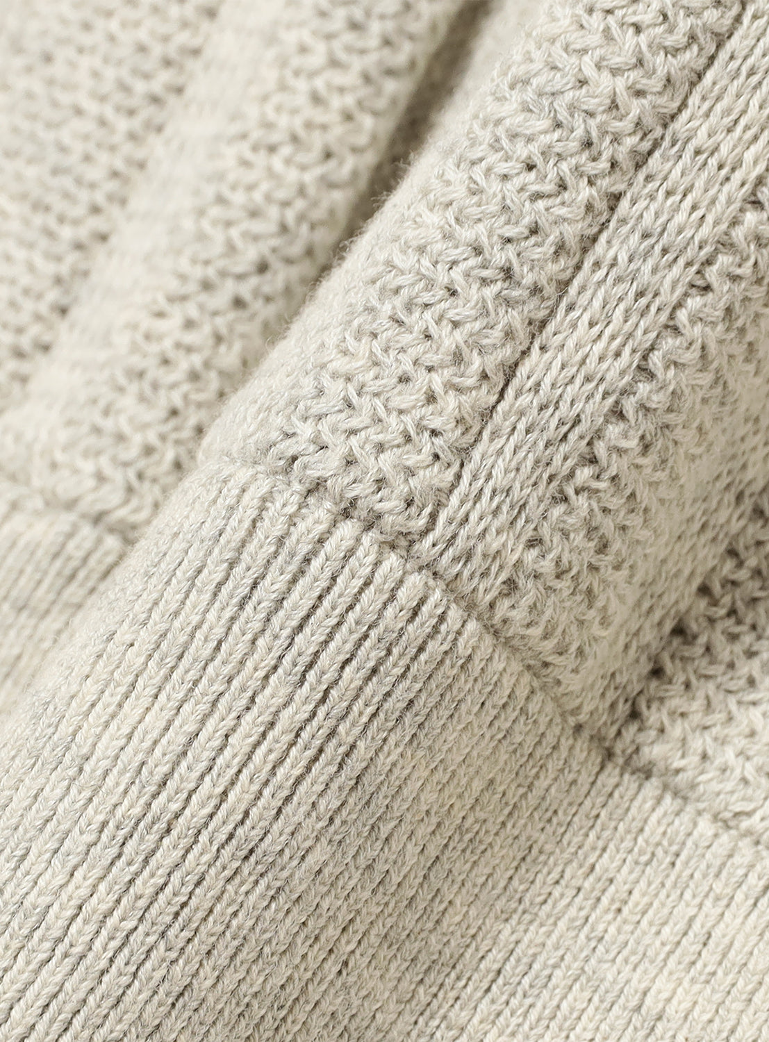 crepuscule Rib Pattern Half Zip Polo ポロ crepuscule(クレプスキュール)Rib Pattern Half Zip Polo (2501
