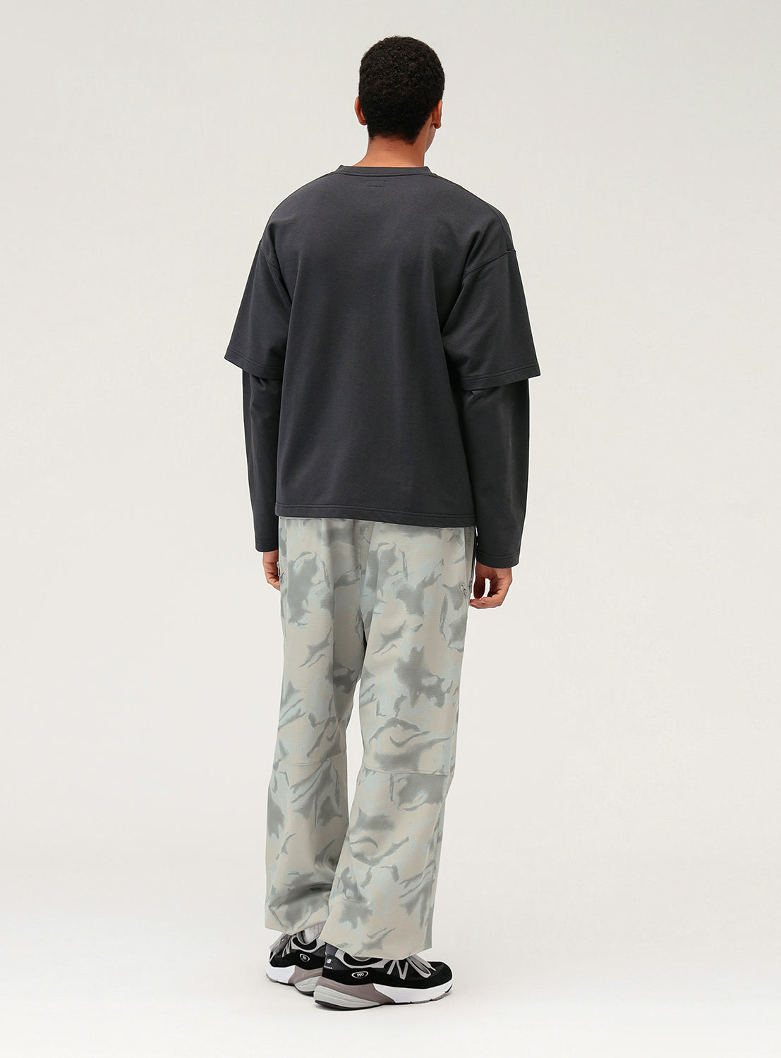 Camo Printed Zip Easy Pants