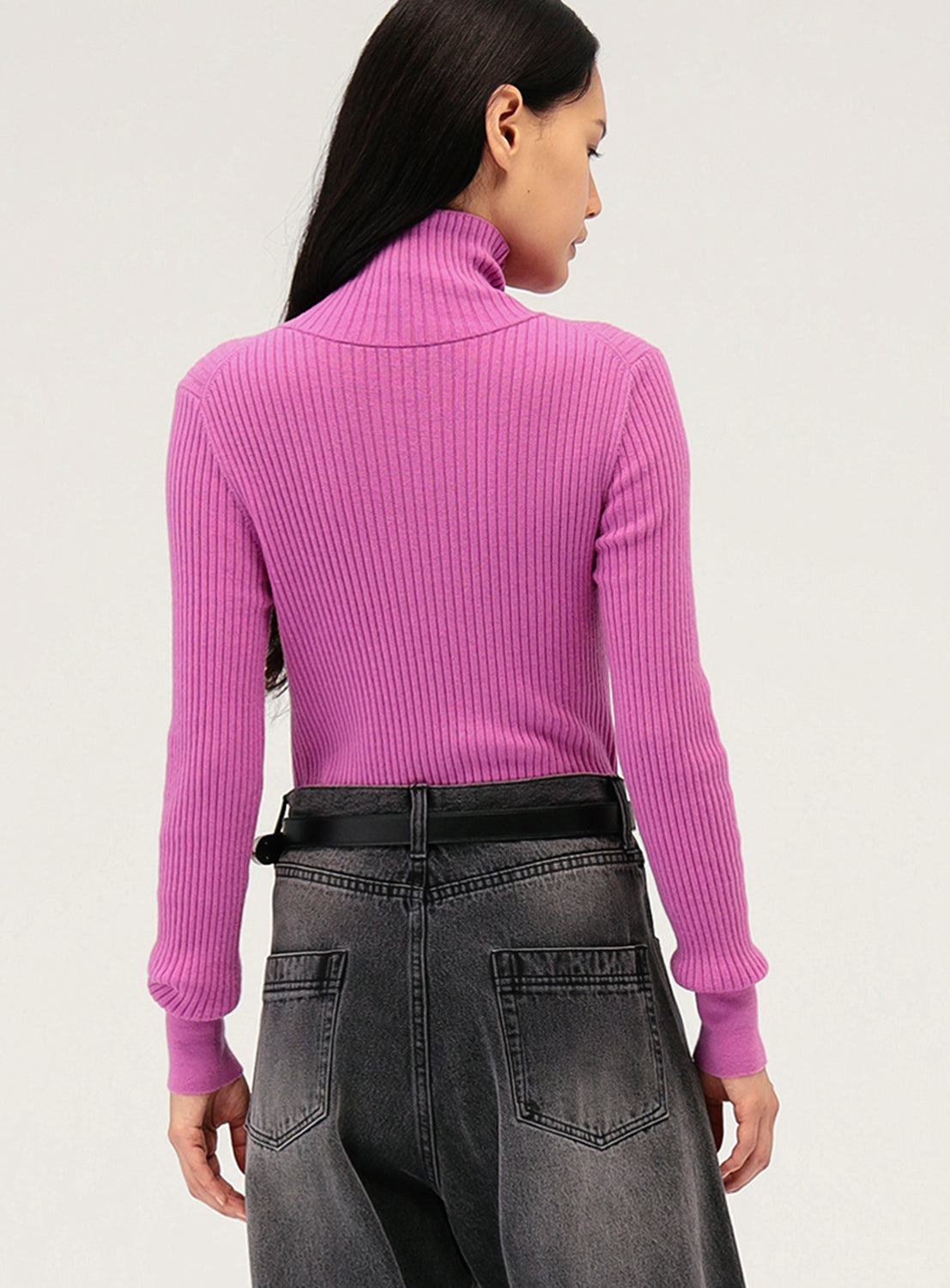 Cashmere Blend Turtleneck Knit