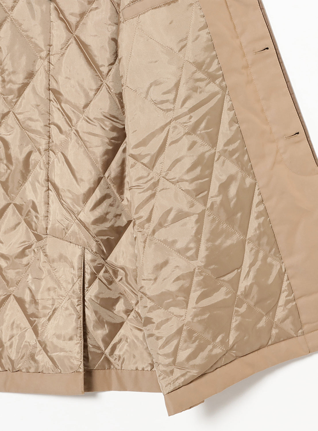 Chambray Stand Collar Coat