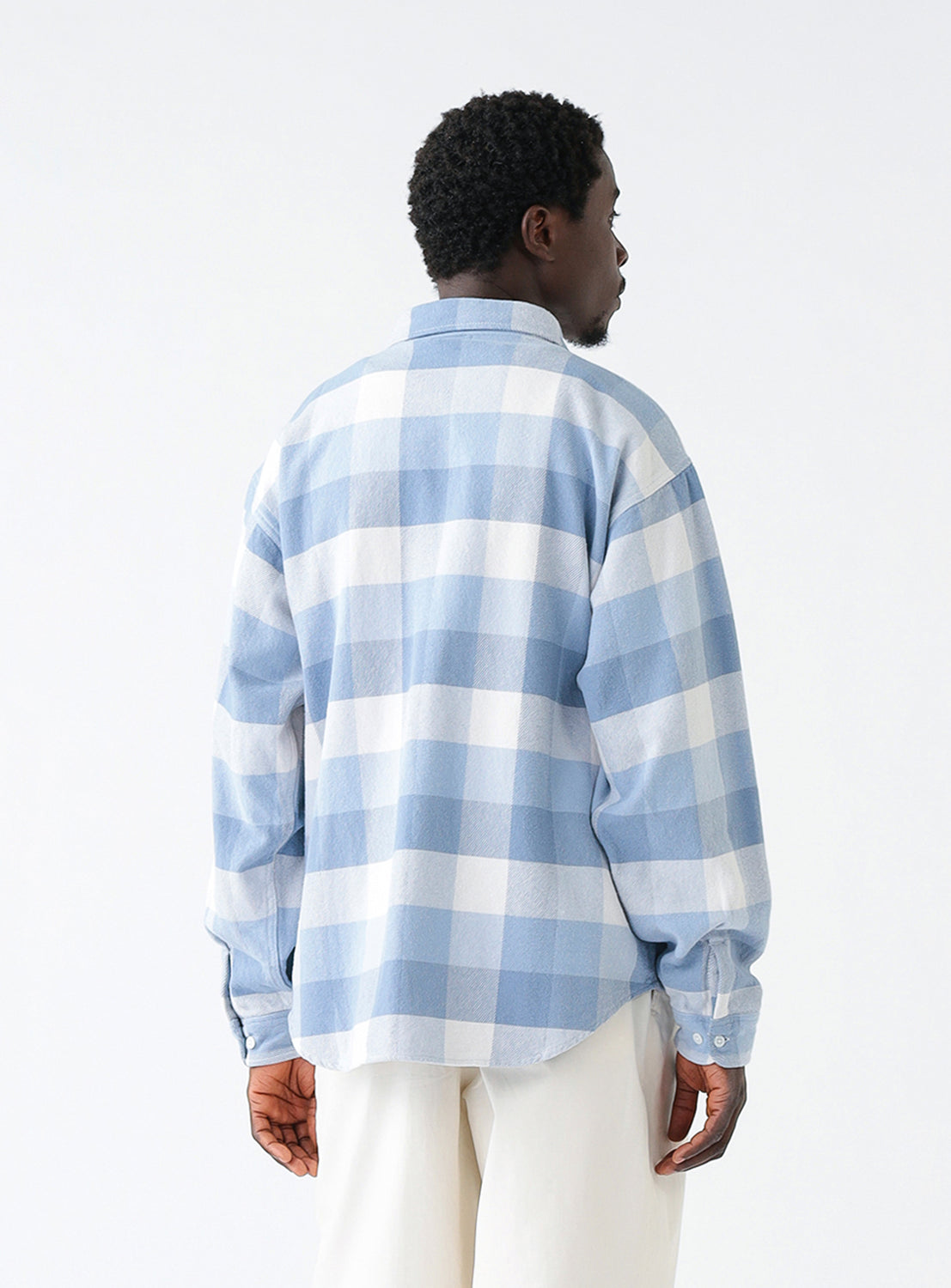 Check Flannel Shirt - Blue / S Check Flannel Shirt - Blue / S
