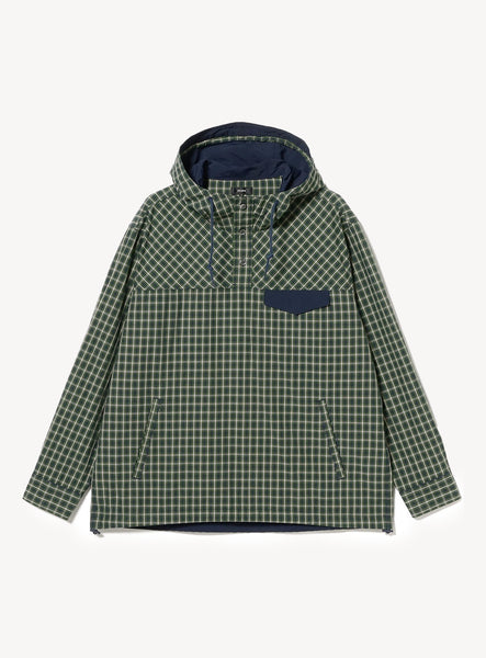 Check Pullover Anorak Shirt