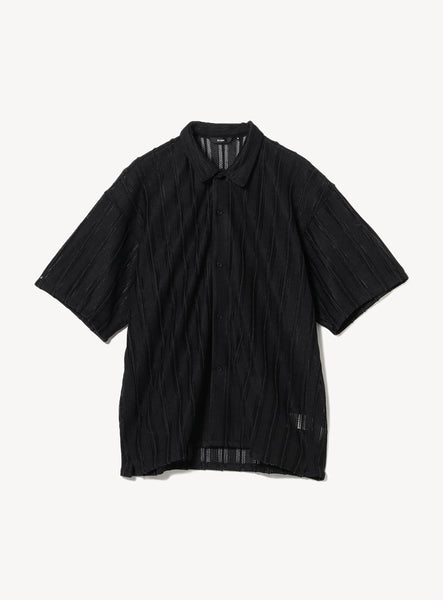 トップス WOODBLOCK OVERWHELM OPEN COLLAR SHIRT XL XL WOODBLOCK OVERWHELM OPEN COLLAR SHIRT