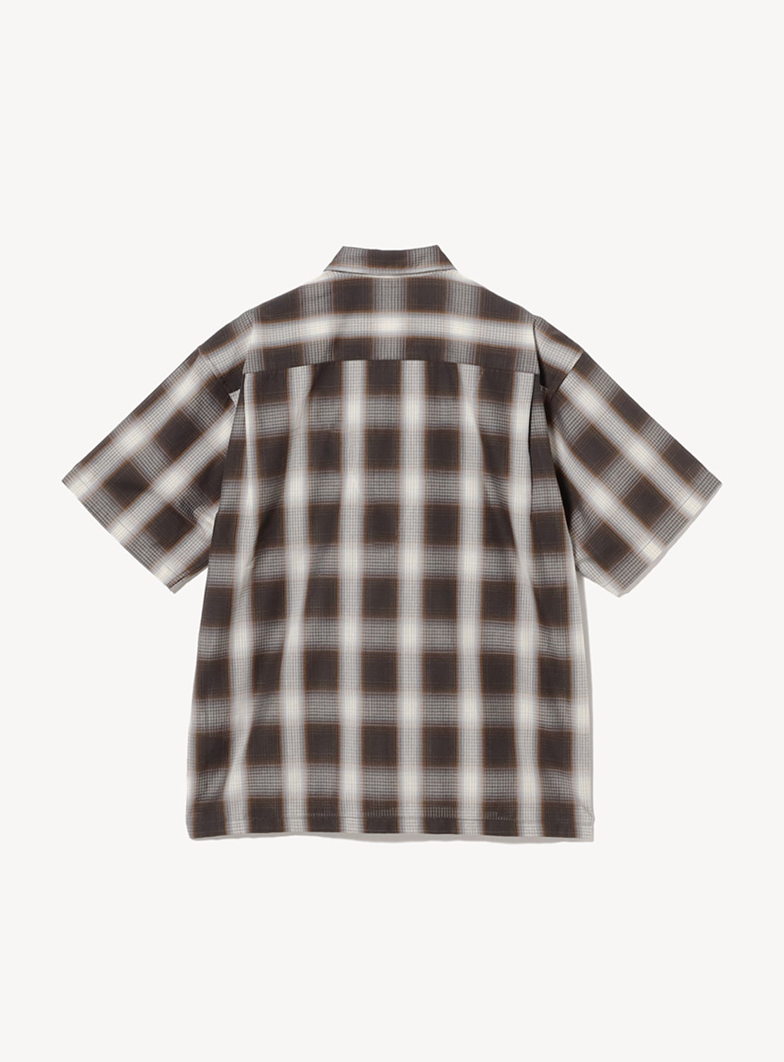 Relaxed Fit Ombre Check Mini Regular Collar Shirt