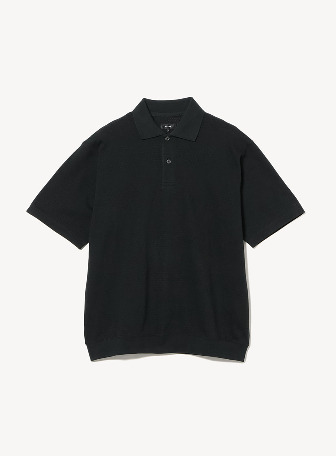 Wide Fit Mesh Border Polo Shirt