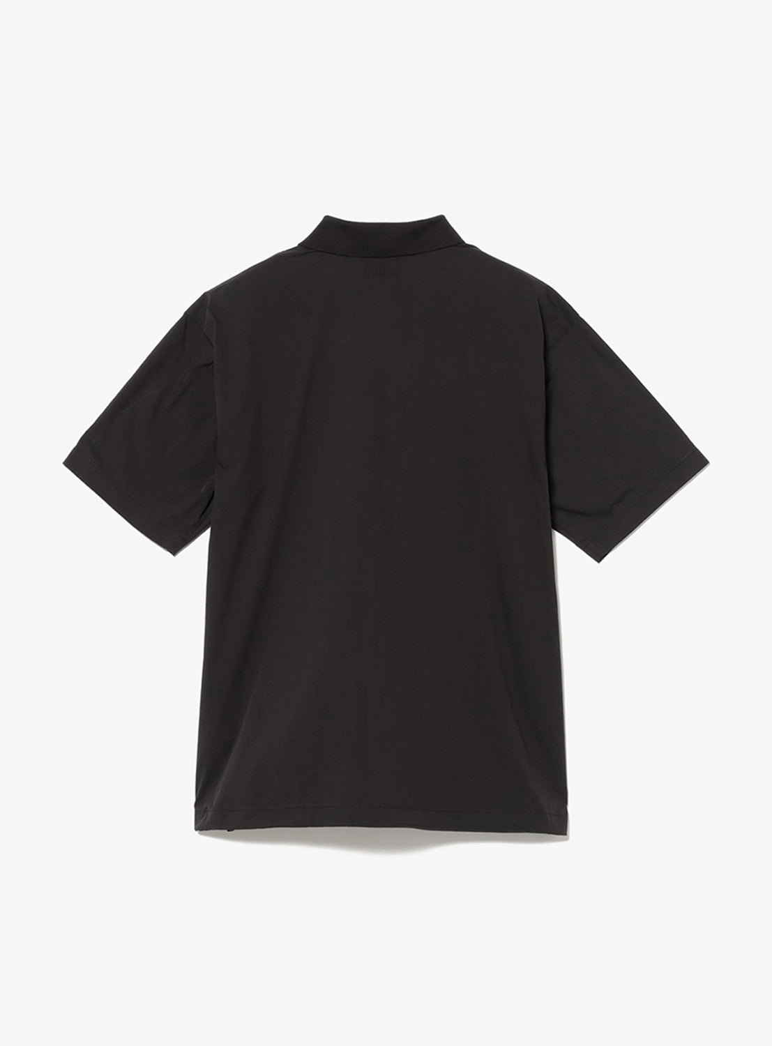 Crisp Woven Wide Fit Polo Shirt