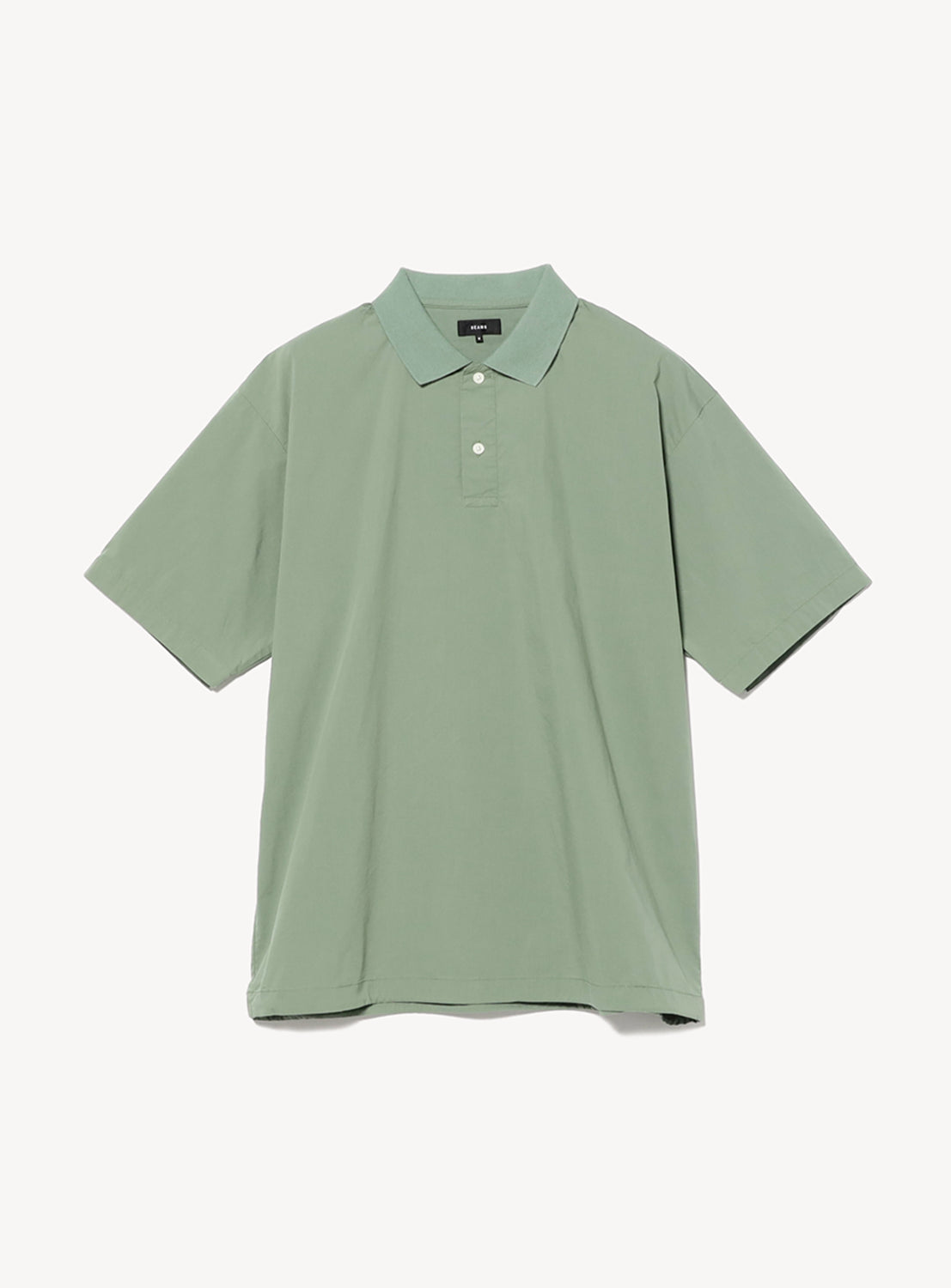 Crisp Woven Wide Fit Polo Shirt