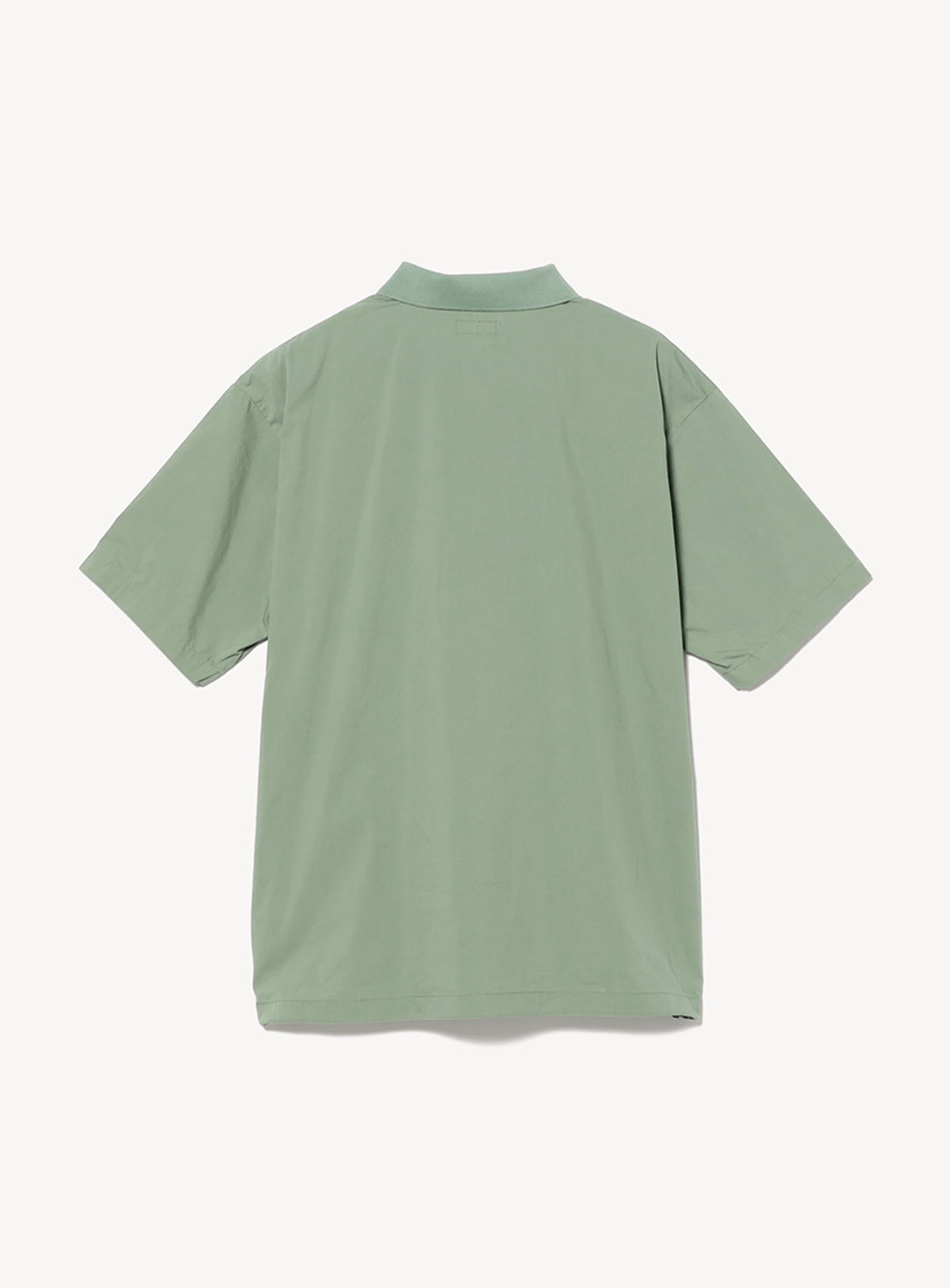 Crisp Woven Wide Fit Polo Shirt