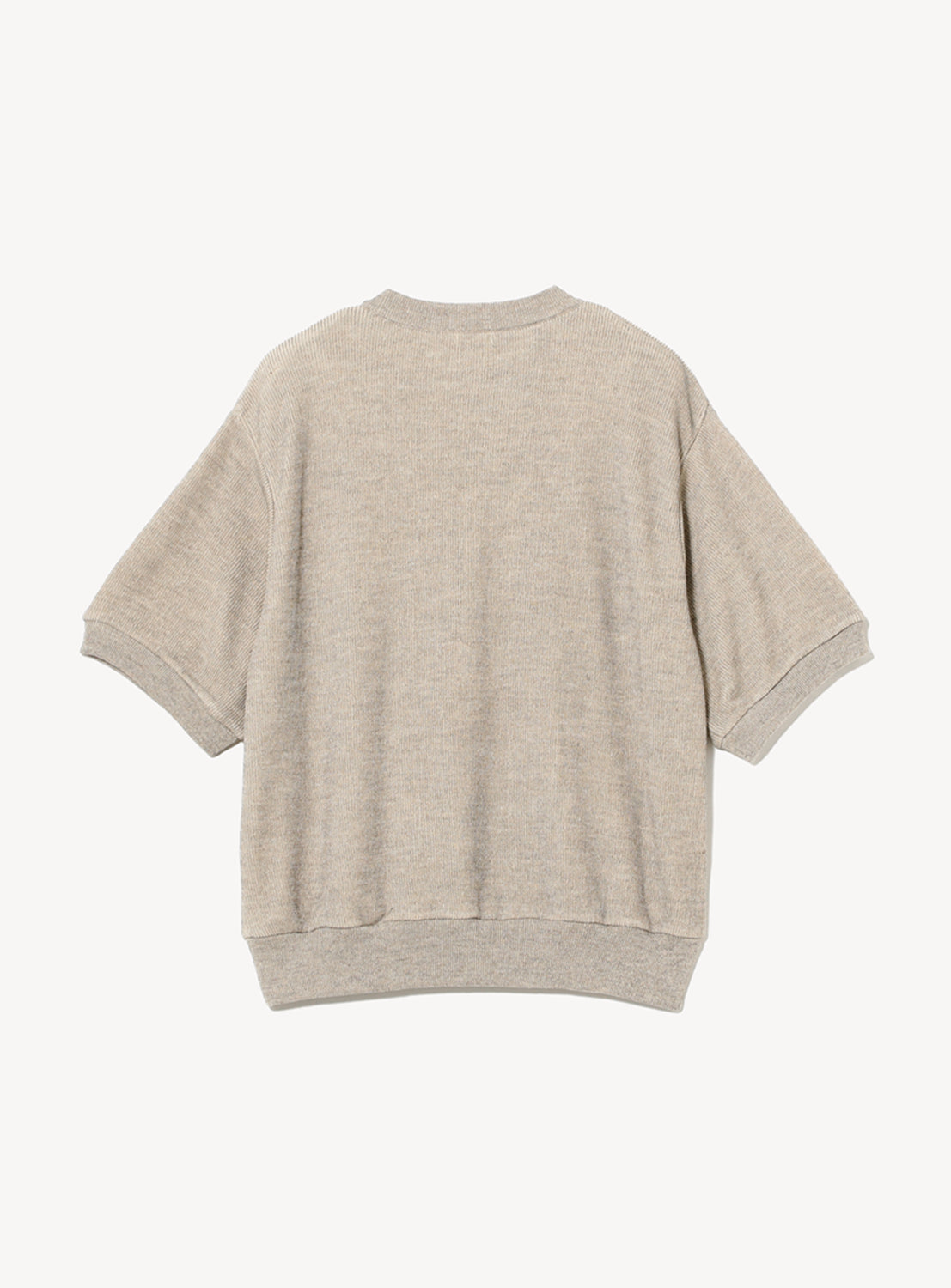 [Exclusive] crepuscule Ramie Crew Short Sleeve T-shirt