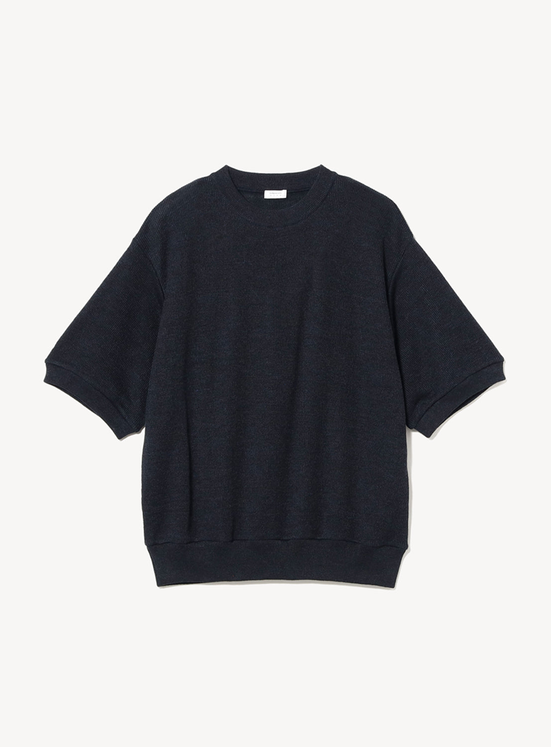 [Exclusive] crepuscule Ramie Crew Short Sleeve T-shirt