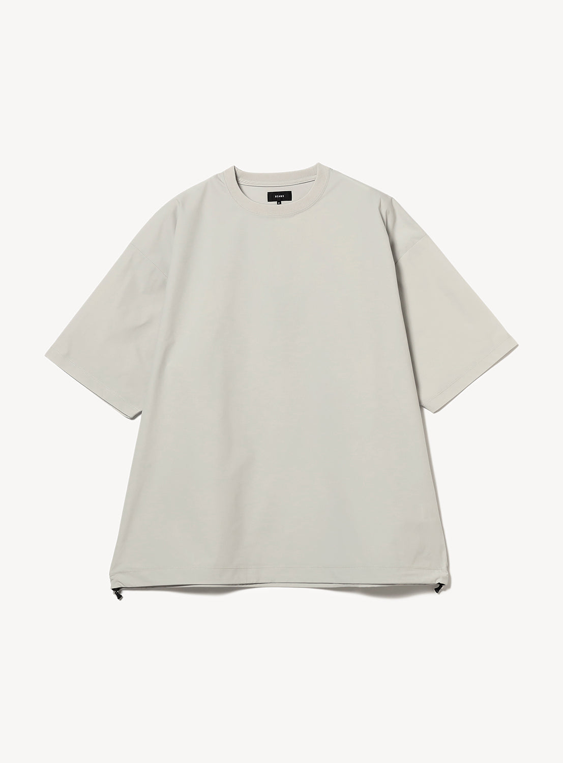Light grey loose-fit T-shirt with a relaxed silhouette.