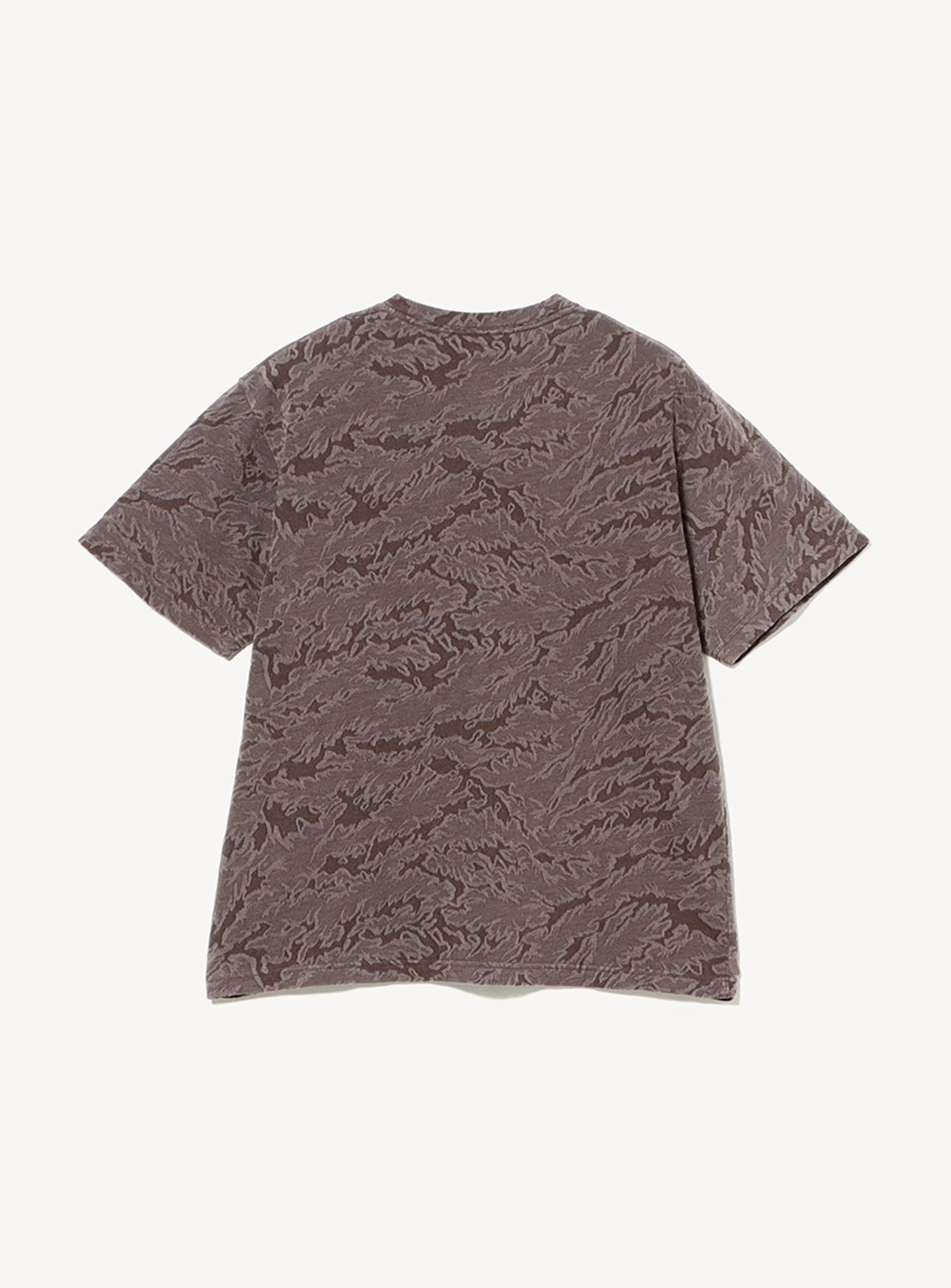 Relaxed Fit Camouflage Jacquard T-Shirt