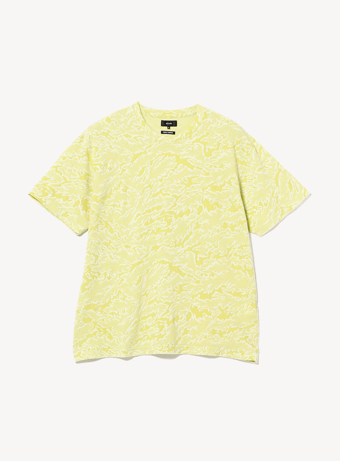 Relaxed Fit Camouflage Jacquard T-Shirt