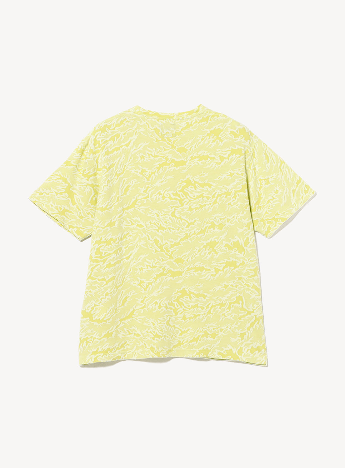 Relaxed Fit Camouflage Jacquard T-Shirt