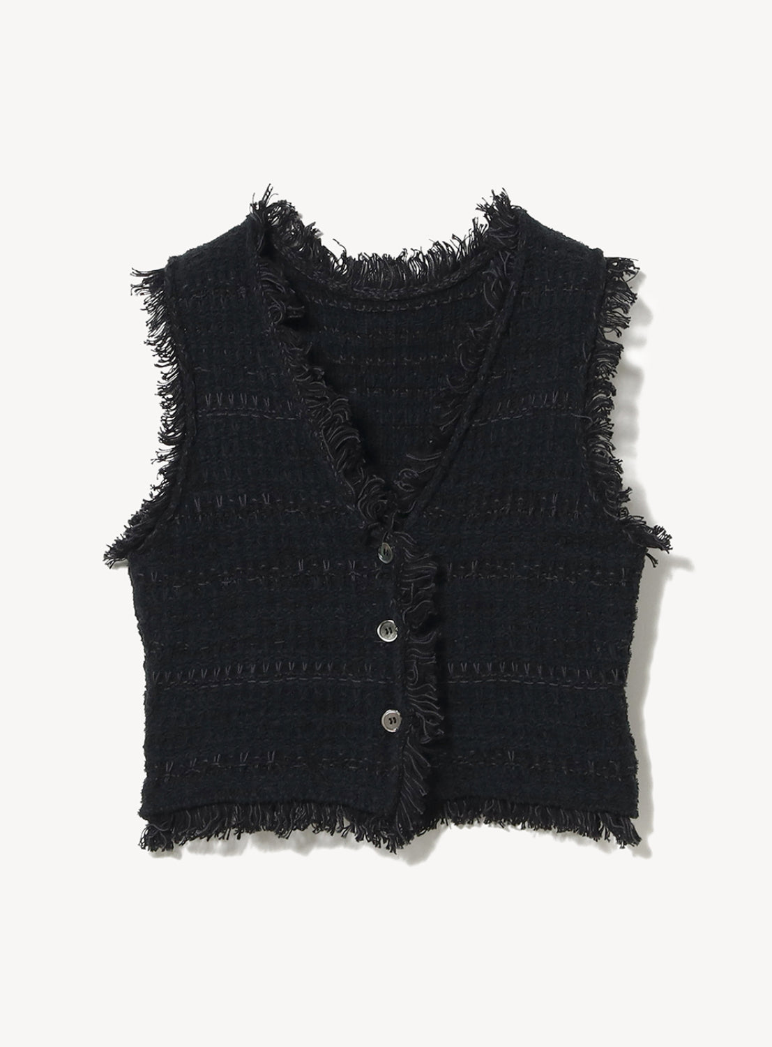 Tweed Knit Vest