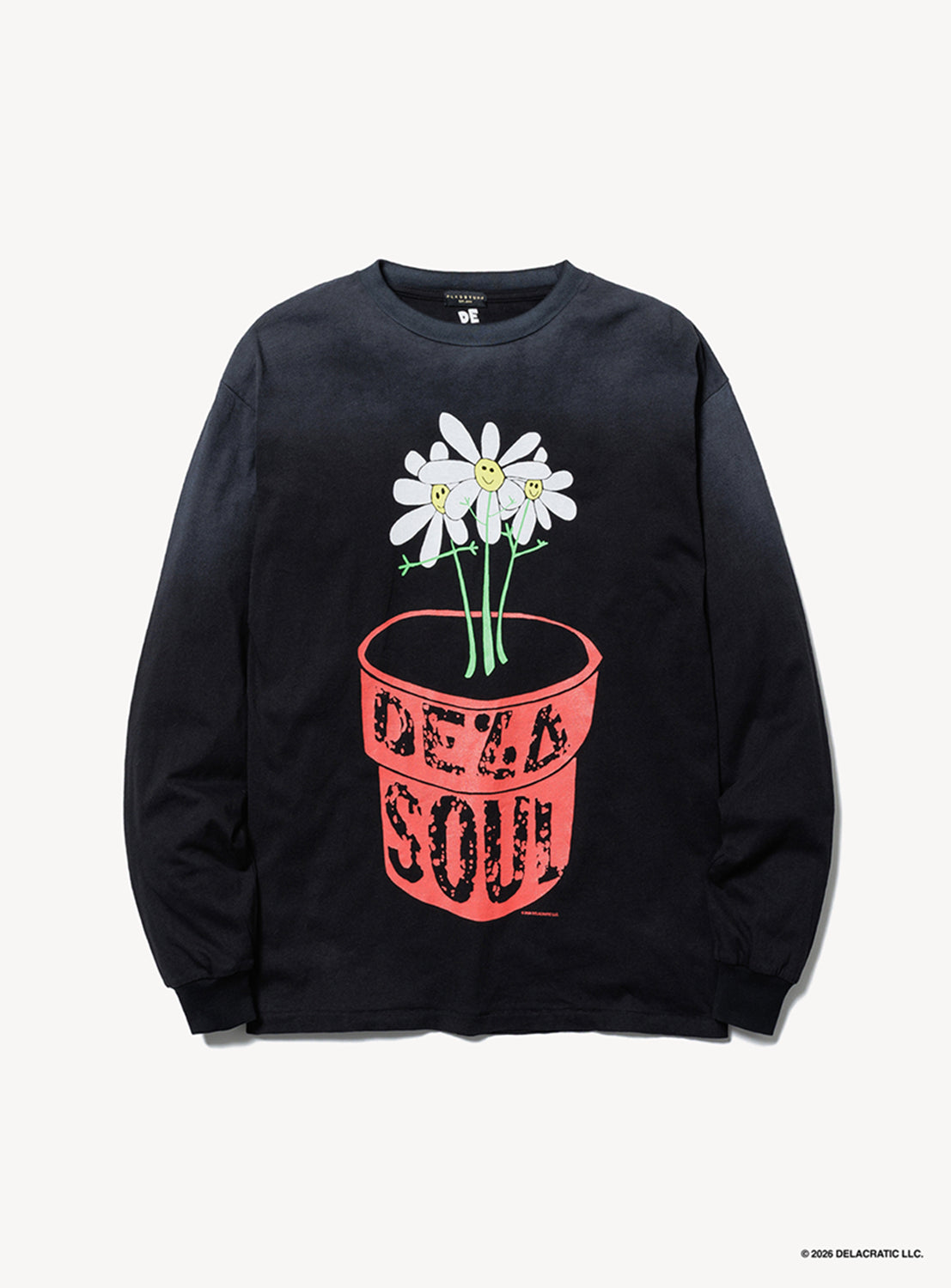 ドライフラワー SOUL'd OUT F-LAGSTUF-F × De La Soul 'Flower' Long Sleeve T-Shirt