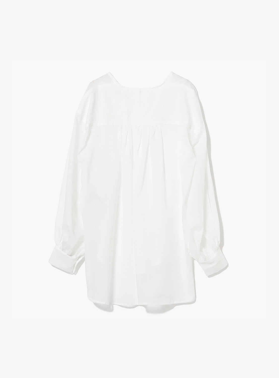 V-Neck Gathered Pullover Top