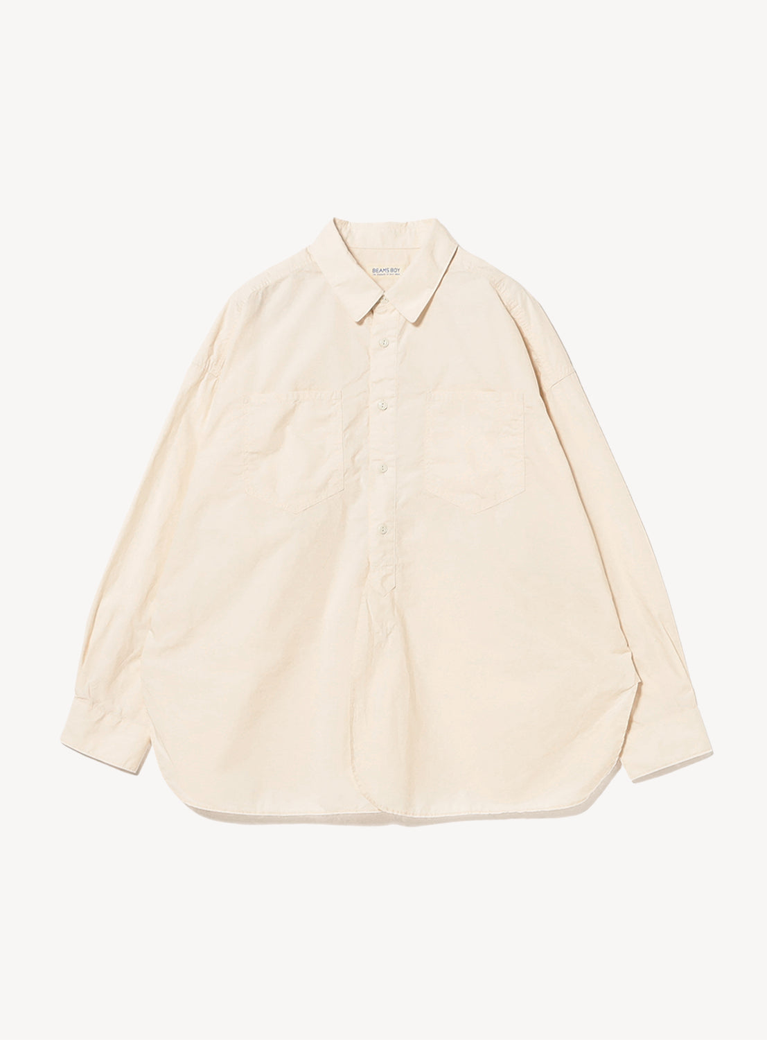 Oversized Typewriter Fabric Work Shirt