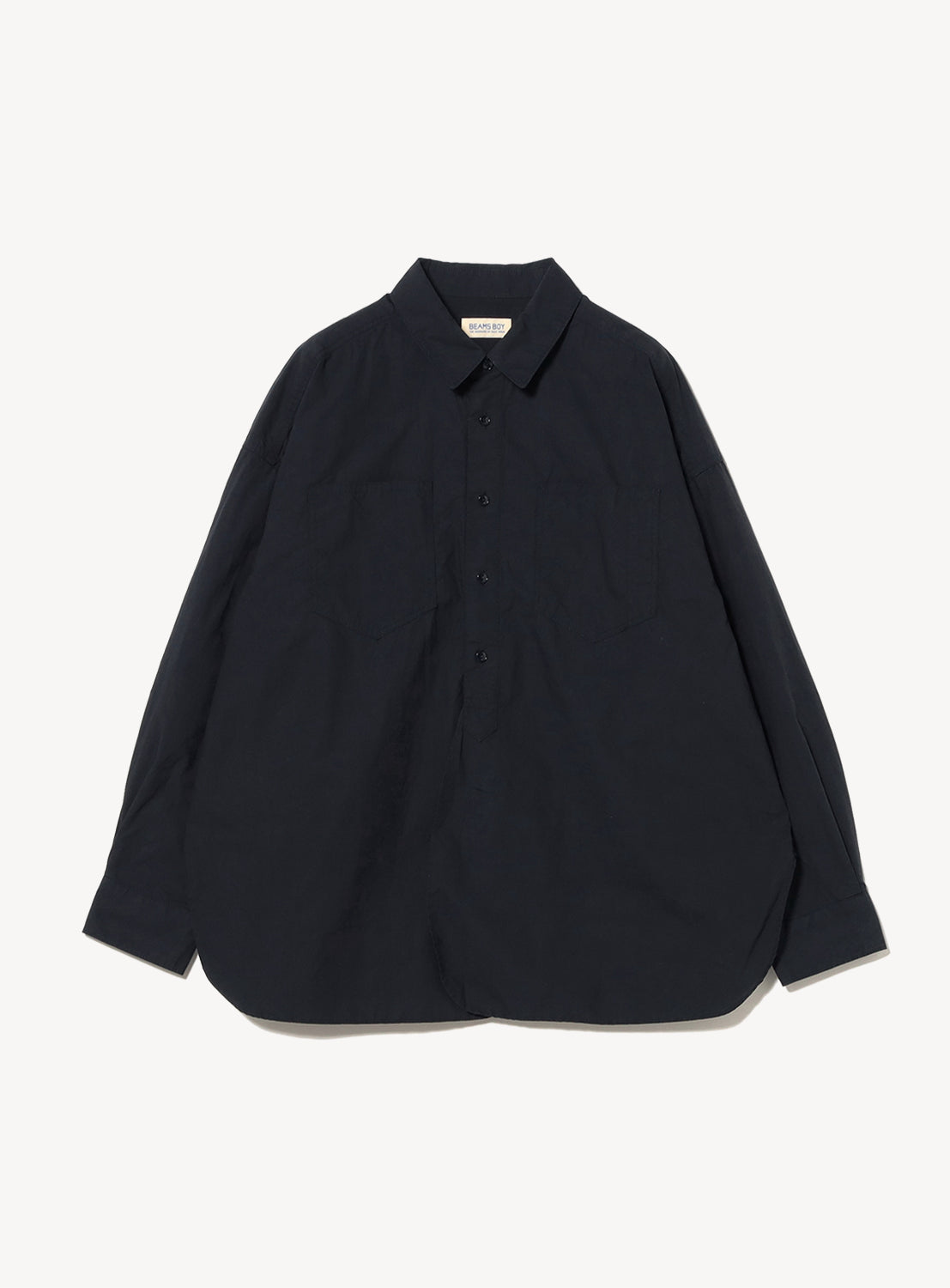Oversized Typewriter Fabric Work Shirt