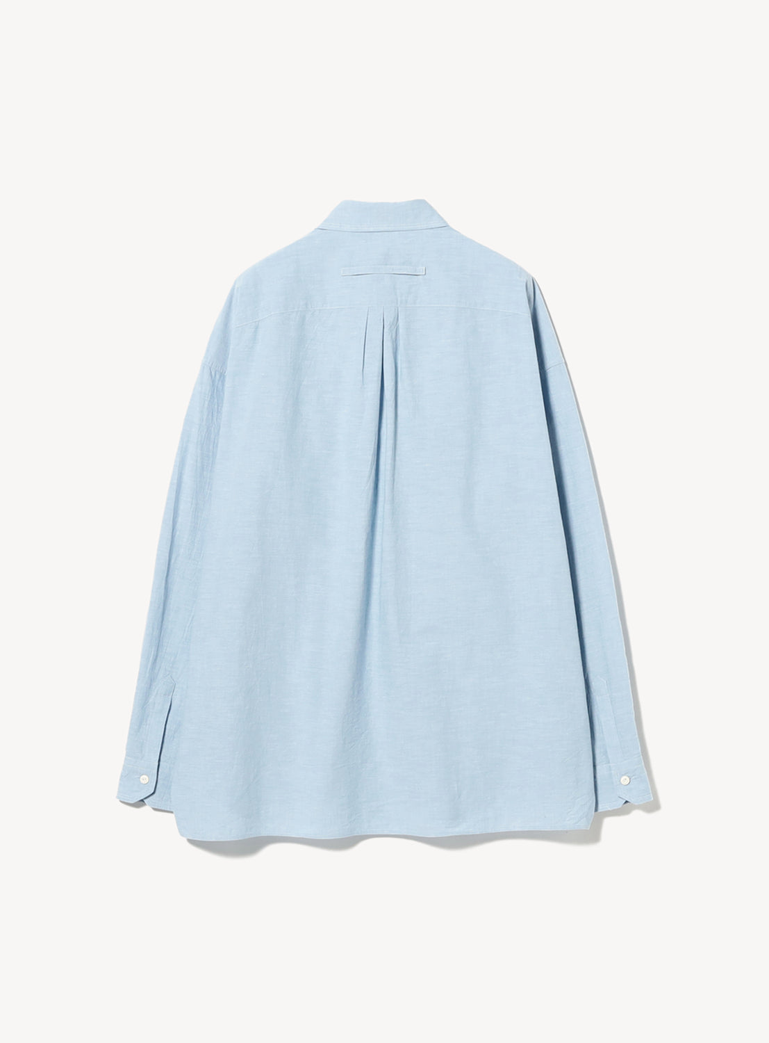 Near-Denim Double Pocket Oversized Square Shirt