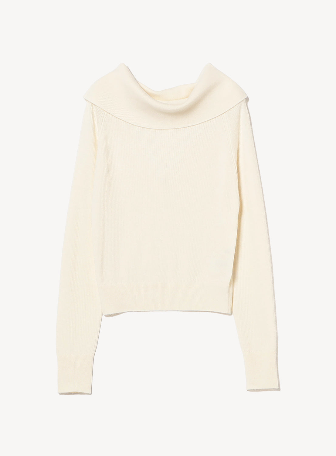 Ribbed Off The Shoulder Top