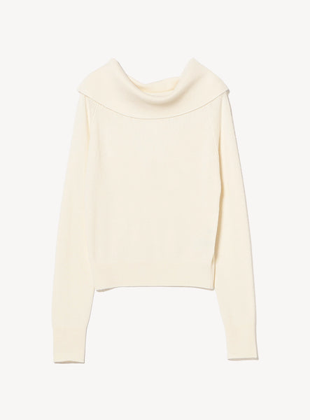 Ribbed Off The Shoulder Top