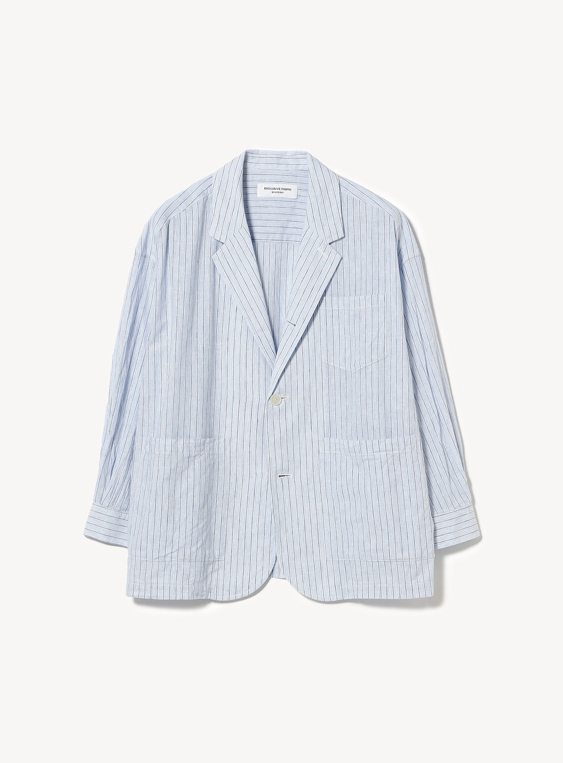 Stripe and Check Big Jacket