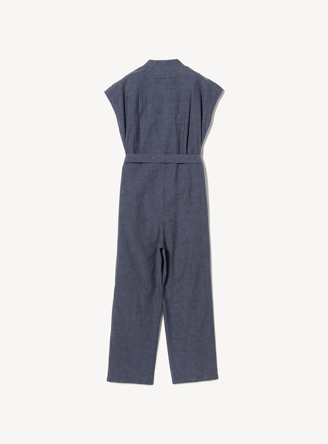Manapur Chambray Shirt Jumpsuit