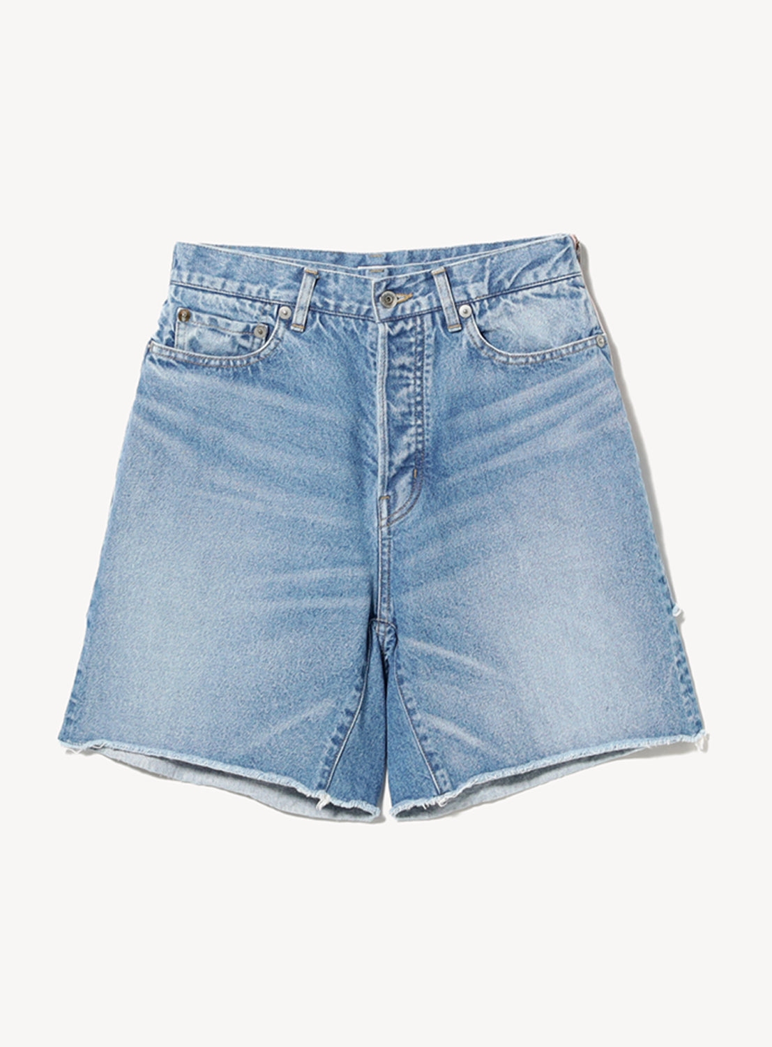 Used Denim Trompe l'oeil Skort