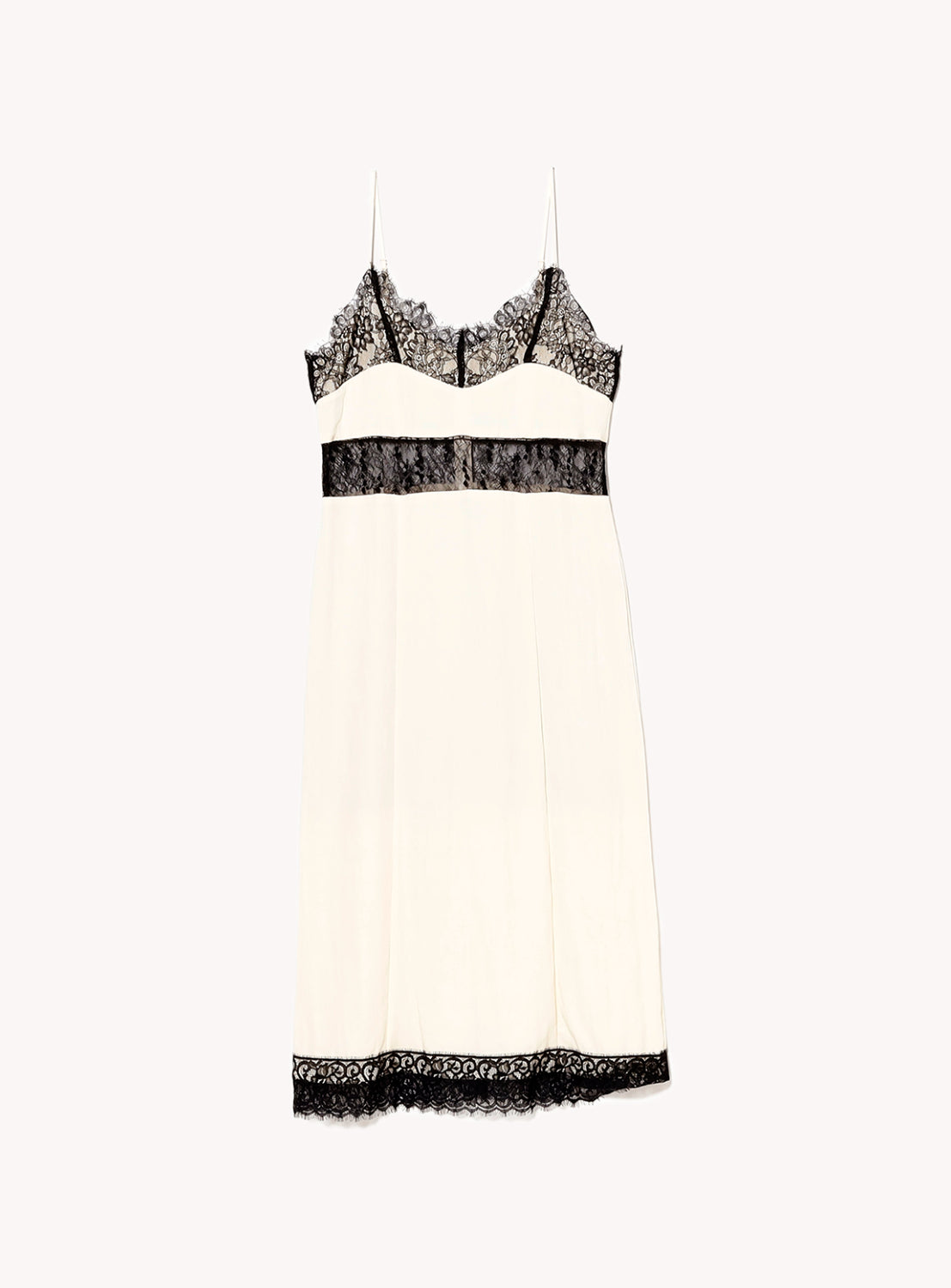 Lace Cut-Out Cami Dress - WHITE / 0 Lace Cut-Out Cami Dress - WHITE / 0