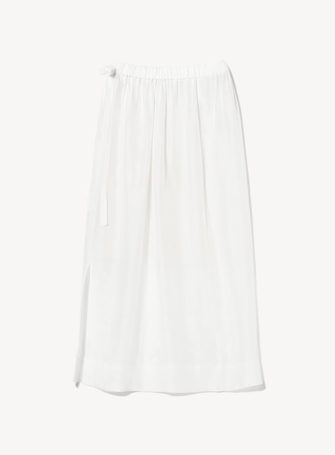 Okinawa Dyed Gathered Silk Skirt