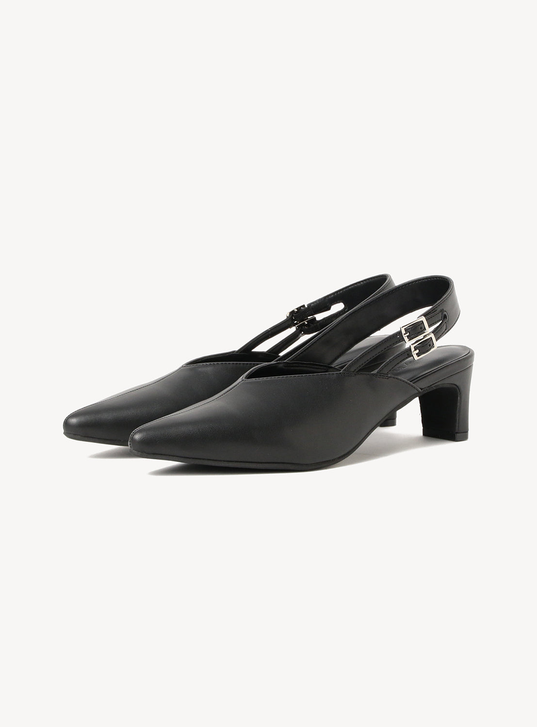 Two-Strap Pointed-Toe Mules