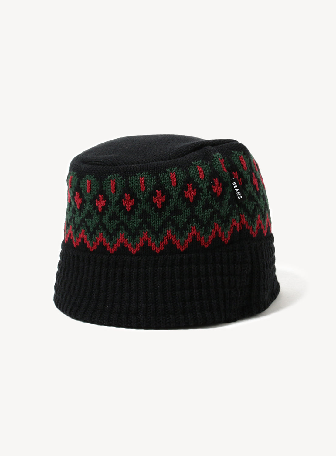 Jacquard Knit Bucket Hat