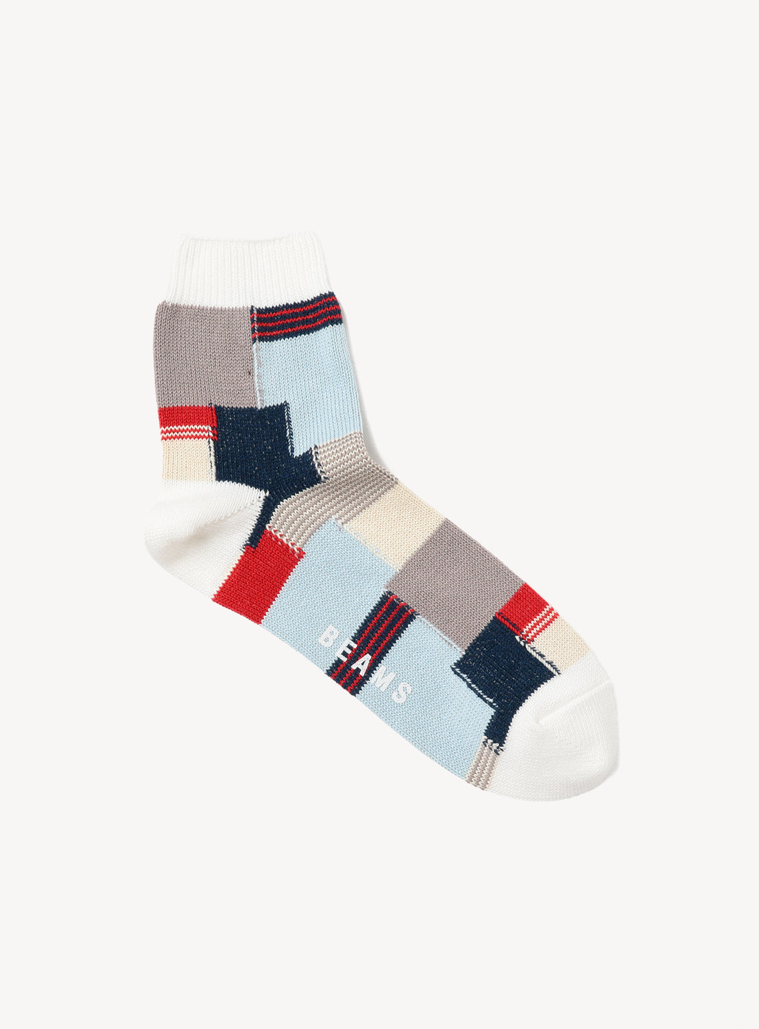 Patchwork Quarter Socks