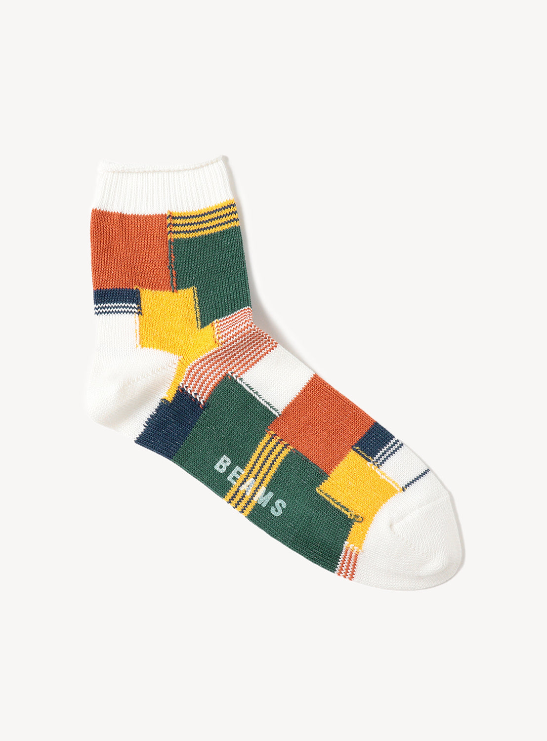 Patchwork Quarter Socks