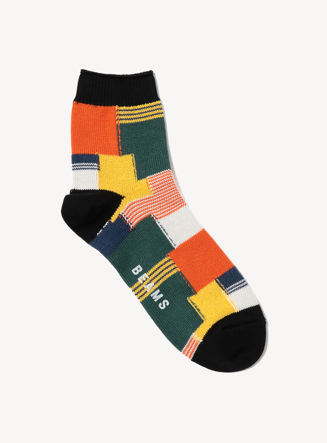 Patchwork Quarter Socks