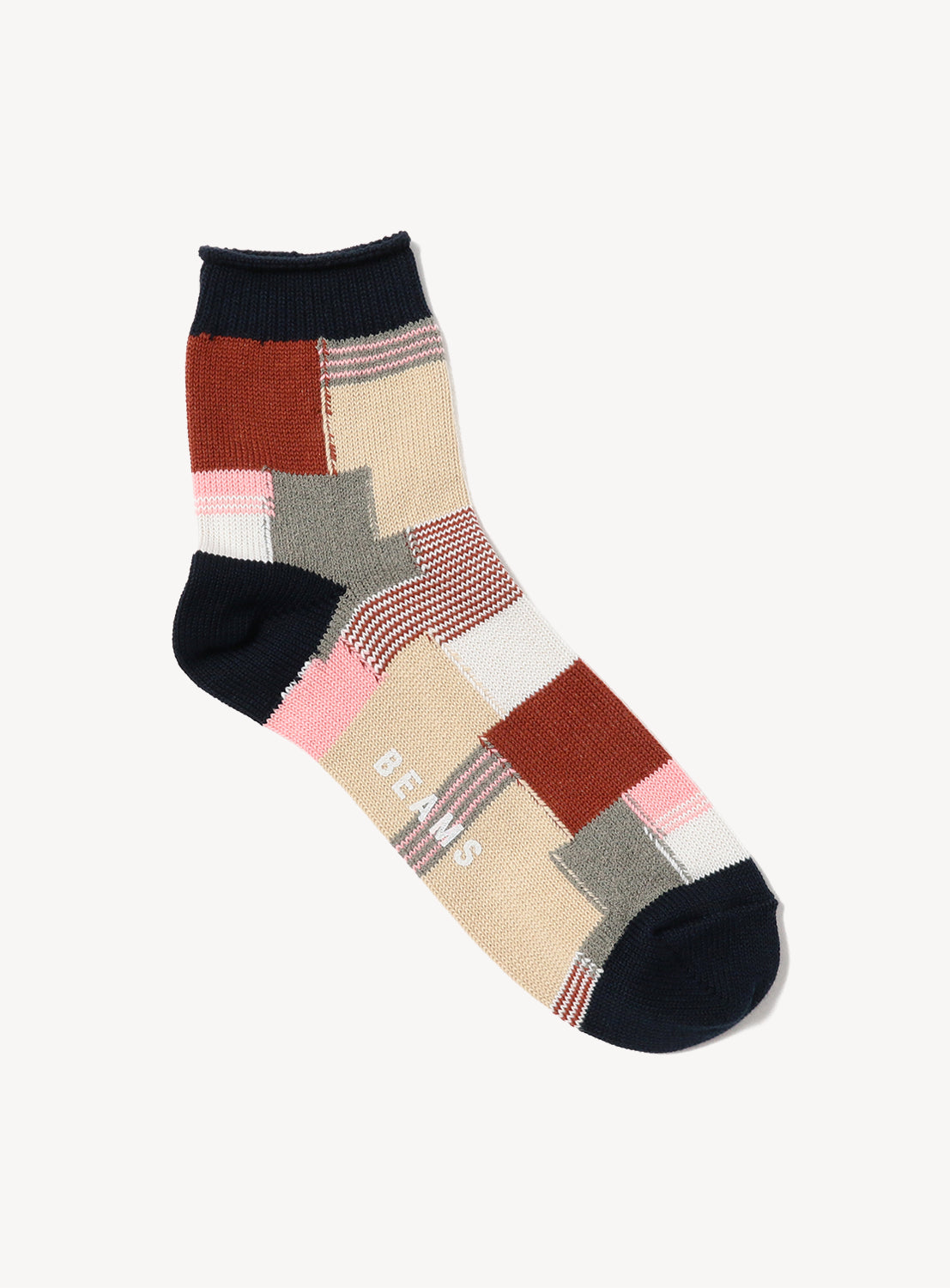 Patchwork Quarter Socks