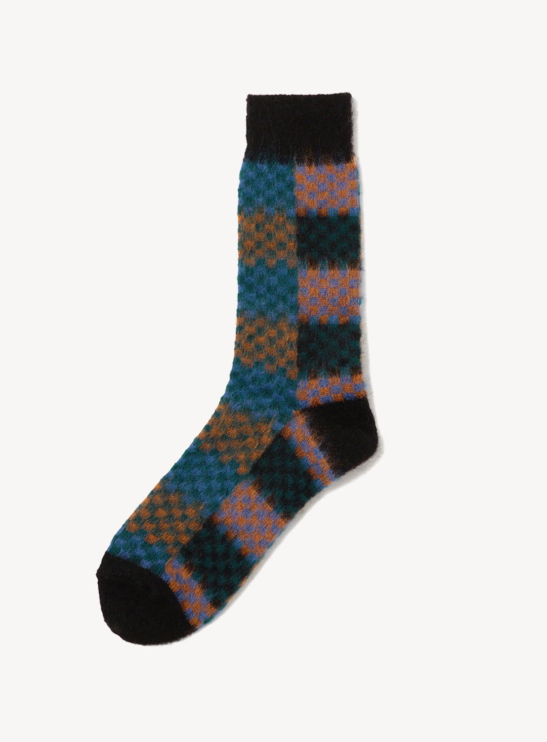 Checked Crew Socks