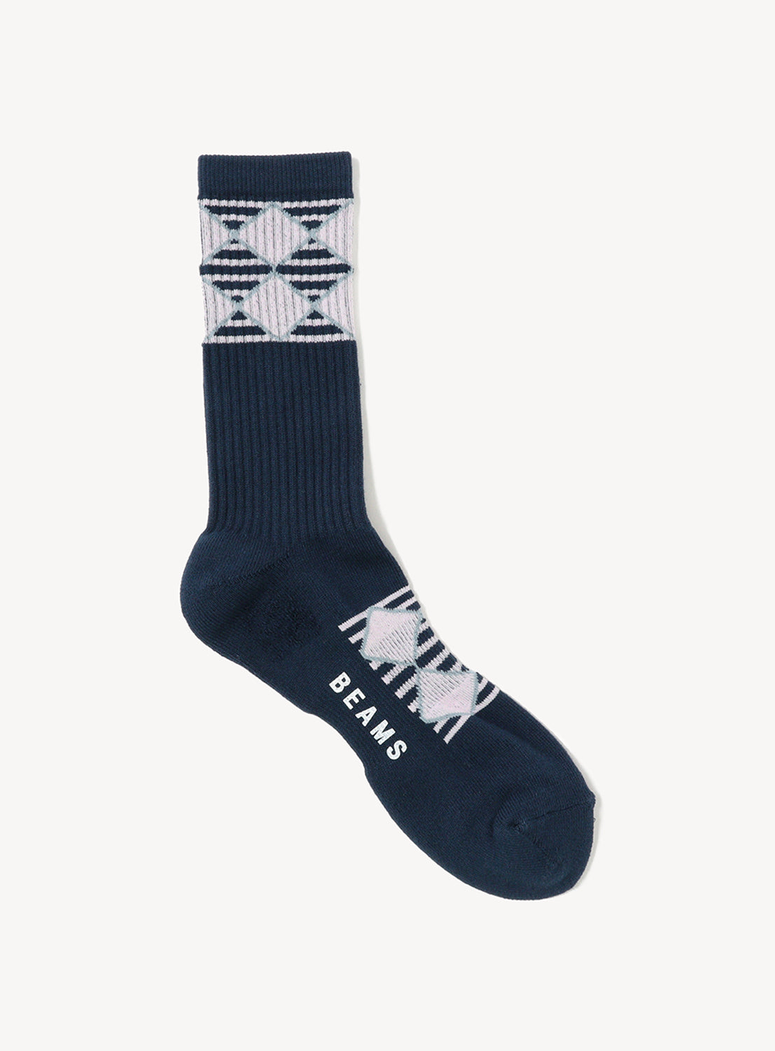 Border Argyle Socks